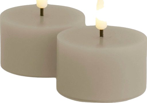 Sirius Sille LED telys batteri grå