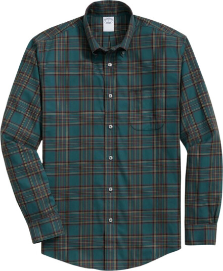 Brooks Brothers Herre Skjorter Grønn S,
