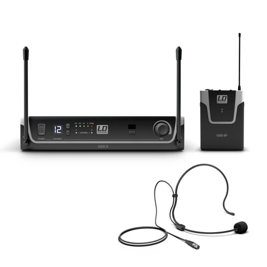 Ld Systems U305 Bph Trådløst System Med Lommesender Og Headset