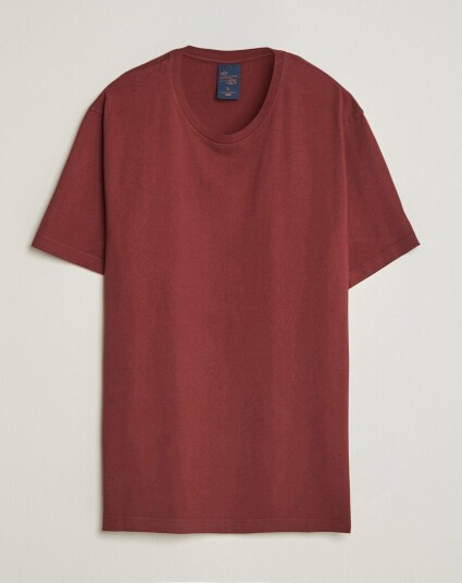 Nudie Jeans Uno Everyday Crew Neck T Shirt Burgundy