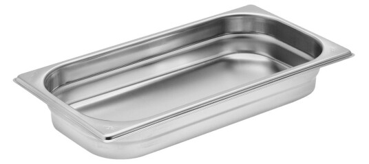 VEGA Kantine Premium GN 1/3; Størrelse GN 1/3, 1.5l, 32.5x17.6x4 cm (LxBxD); Sølvfarge