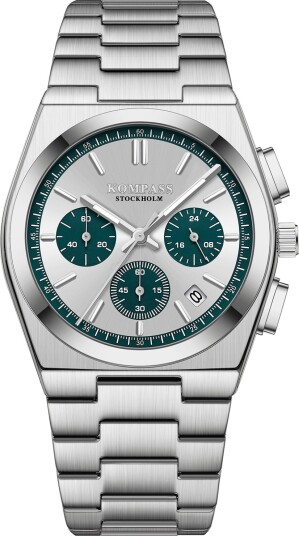 Kompass ChronoMaster Silver Teal