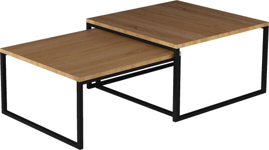 Arriondas Settbord 69 cm 2 Bord - Brun