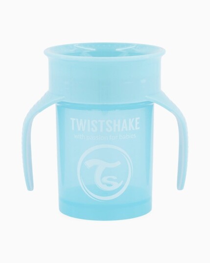 Twistshake 360 Cup 6+m Pastel Blue