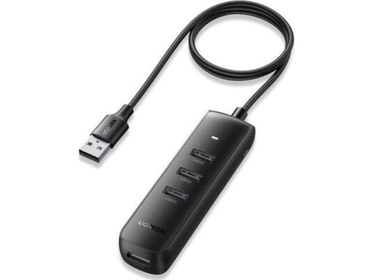 Usb Hub Ugreen Adapter 4In1 Ugreen Cm416 Usb Hub To 4X Usb 1M (Black)