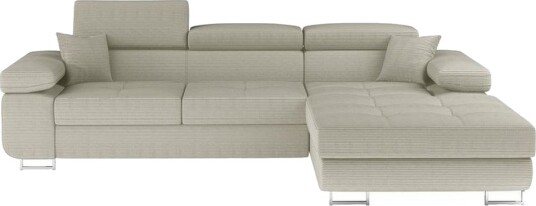 Seksjon Eltap Armando 289x85x203 cm Jarell 18 Lys Beige Høyre Seksjon Eltap Armando 289x85x203 cm Jarell 18 Lys Beige Høyre