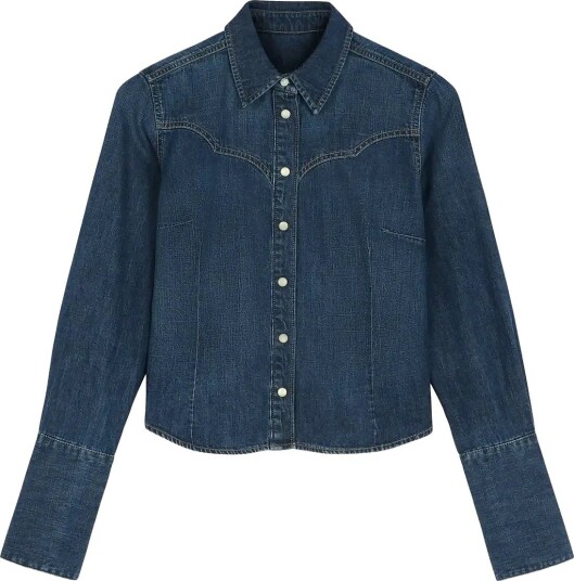 Wrangler Bell Western Shirt   MIDNIGHT WASH   XS x 00