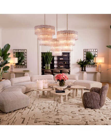 Grand Avenue Ottoman Module Creststone Beige Grand Avenue Ottoman Module Creststone Beige