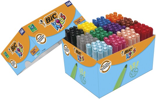 Bic Kids Visacolor Xl Tusjer 144 Farger Bic Kids Visacolor Xl Tusjer 144 Farger