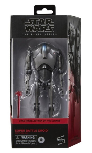 Star Wars The Black Series 6 tommers figur Super Battle Droid