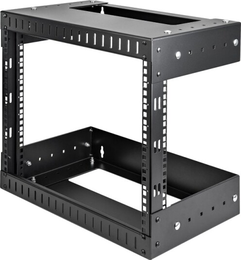 Startech 8U 19" Wall Mount Network Rack Adjustable Depth 12-20" 2 Post Open Frame Server Room Rack Startech 8U 19" Wall Mount Network Rack Adjustable Depth 12-20" 2 Post Open Frame Server Room Rack