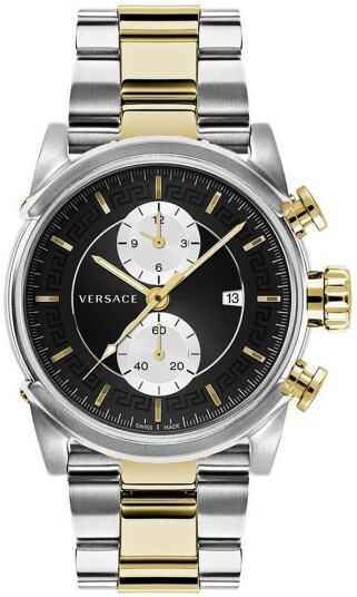 Versace Herreklokke VEV400519 Urban Sort/Gulltonet stål Ø44 mm