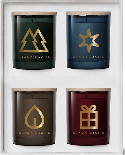 Skandinavisk Moments Scented Candle Giftset 65G X 4 MULTICOLOR One Size