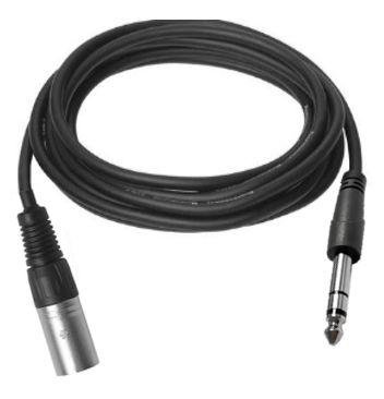VIVOLINK XLR M Stereo Jack 6.35mm 1
