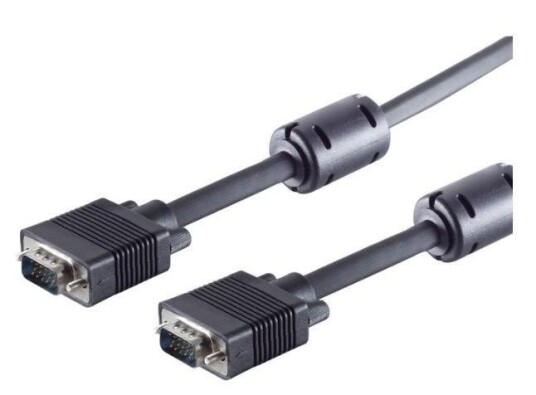 MicroConnect SVGA HD15 10m M-M w.ferritcore