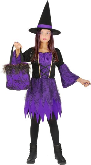 Ciao Costumes Heksekostyme med Veske 5-7 år