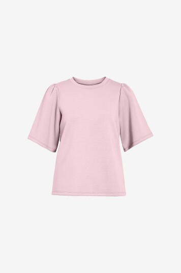 Vila   Topp viSandy 2/4 O neck Sweat   Rosa