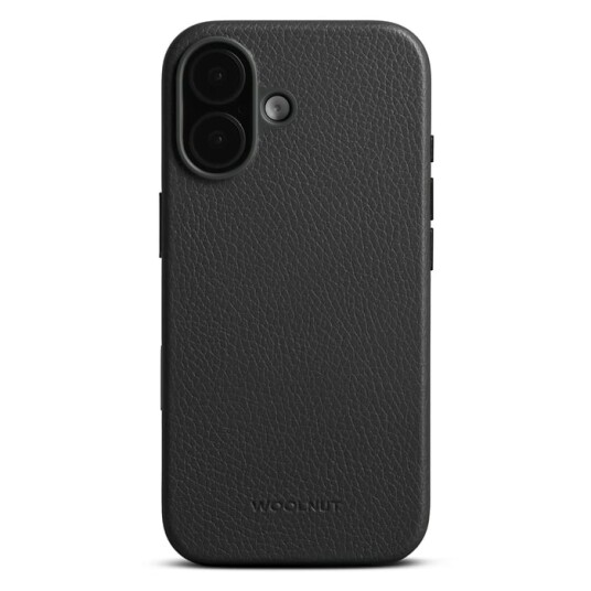 WOOLNUT skinnetui for iPhone 17 Svart