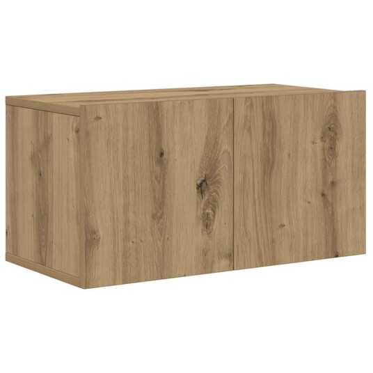Vegghylle for TV 4 pcs artisan eik 200 x 30 x 30 cm Ingeniørtre Vegghylle for TV 4 pcs artisan eik 200 x 30 x 30 cm Ingeniørtre