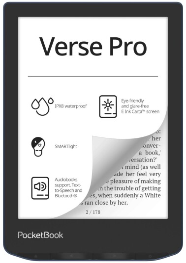 PocketBook Verse Pro 6'' E-bokleser 8GB Azure