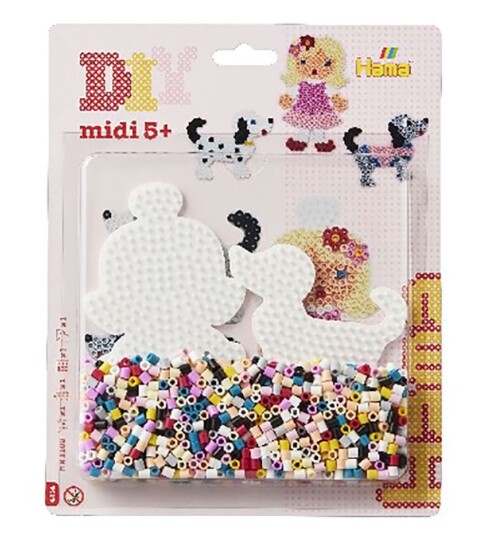 Hama Ironing Bead Set Dogs 1100 pcs.