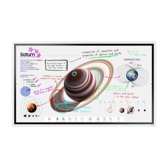 Samsung Flip Pro WM65B 65" 4K Interaktiv Skjerm for Utdanning og Næringsliv