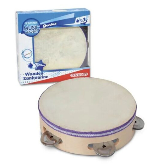 Bontempi Tambourine with wooden edge Bontempi Tambourine with wooden edge