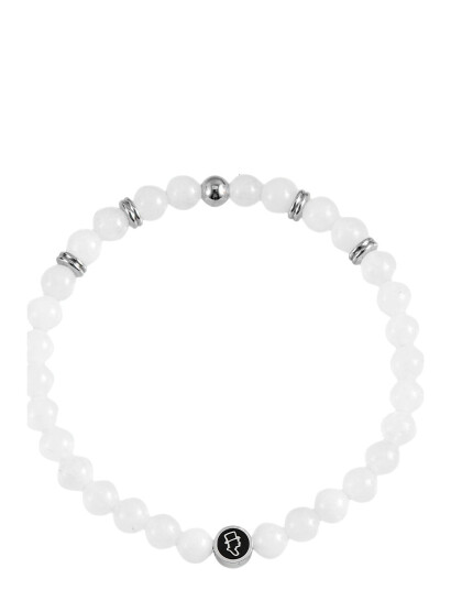 edd. Beads Bracelet 6Mm White M 20 cm edd. Beads Bracelet 6Mm White M 20 cm