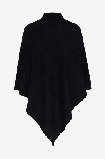 pieces   Poncho pcFortuna High Neck Poncho   Svart
