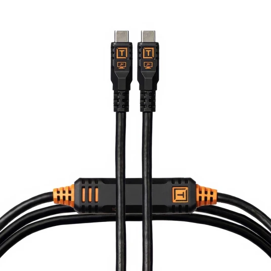 Tether Tools TetherPro Optima 10G 4,6m 4,6m. USB-C. Rett. Sort Tether Tools TetherPro Optima 10G 4,6m 4,6m. USB-C. Rett. Sort