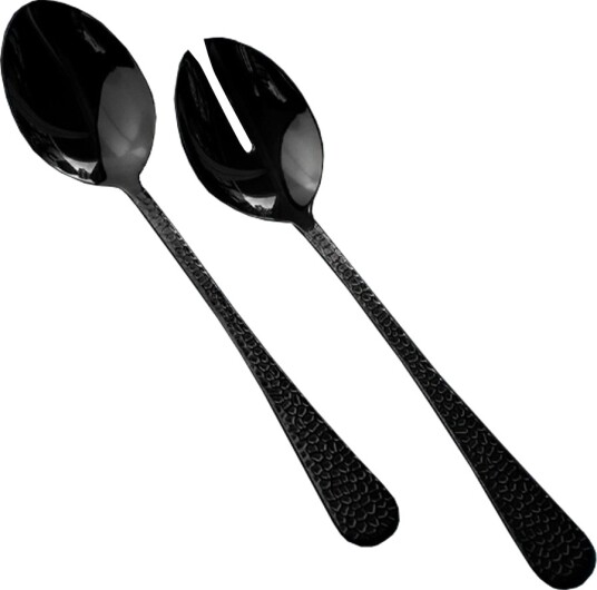 Le Creuset Frost salatbestikk svart