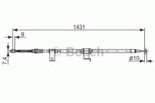 Bremsewire BOSCH 1 987 482 293 Bremsewire BOSCH 1 987 482 293