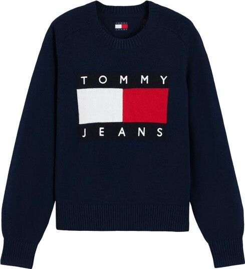 Tommy Jeans Tjw Flag Sweater Ext DARK BLUE M