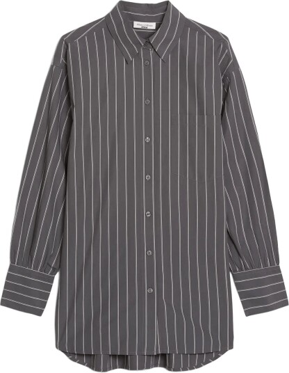Marc O"Polo Woven Blouses Longsleeve Grey XS