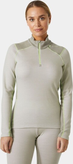 Helly Hansen Dame Lifa Merino Mellomvekt 1/2 Glidelås Basislag Svart L