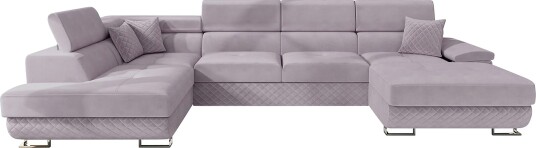 Reginia 5 seters Sovesofa Venstre Rosa