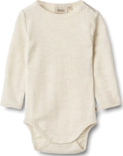 Wheat Wool Body L/S Lucca EGGSHELL MELANGE 62 Wheat Wool Body L/S Lucca EGGSHELL MELANGE 62