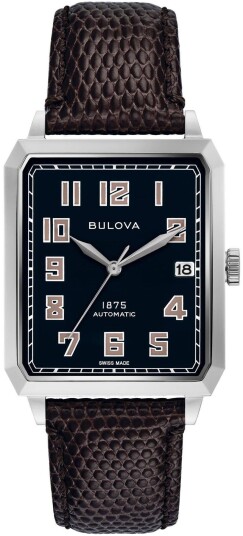 Bulova Herreklokke 96B332 Sort/Lær Bulova Herreklokke 96B332 Sort/Lær