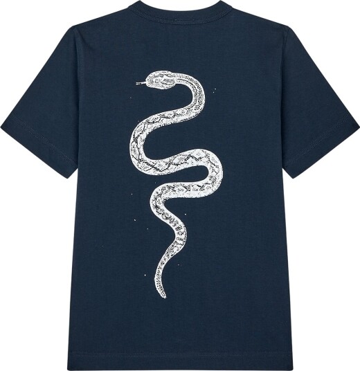 Mads Nørgaard Dry Single Theo Tee Navy 152 Mads Nørgaard Dry Single Theo Tee Navy 152
