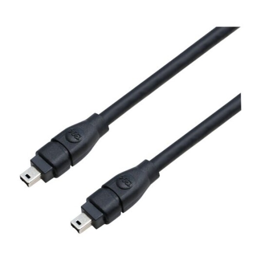 ELETRA IEEE 1394A 4P M 2M KABEL, SVART