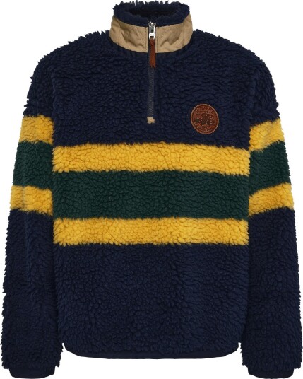 Polo Ralph Lauren Striped Pile Fleece Pullover CRUISE NAVY MULTI M Polo Ralph Lauren Striped Pile Fleece Pullover CRUISE NAVY MULTI M