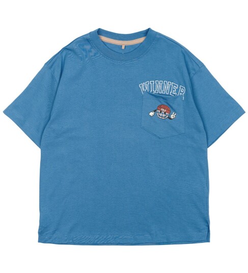 The New Tnpauli Os S_S Tee Blue 122/128 The New Tnpauli Os S_S Tee Blue 122/128