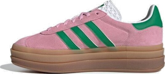 Adidas Gazelle Bold Dame True Pink/Green/Cloud White 39 1/3 Adidas Gazelle Bold Dame True Pink/Green/Cloud White 39 1/3