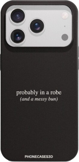 Phonecases3D iPhone 17 Pro Max Marit Bakkli komposterbart deksel, svart