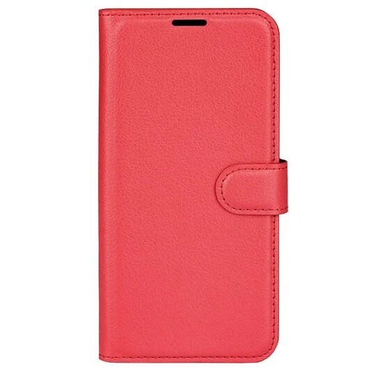 INCOVER Samsung Galaxy A25 (5G) Litchi Kunstskinn Deksel m. Lommebok - Rød