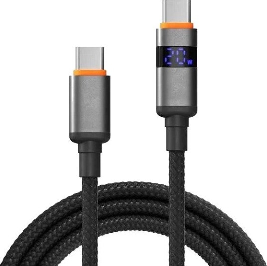 X2O Longlife LED Display 100W USB-C/C Kabel 1.5m Svart
