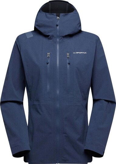 La Sportiva Women"s Helixir Shell Jacket Night Sky/chalk M