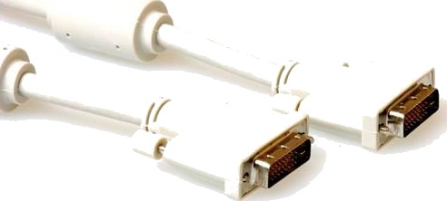 Dvi-D Dual Link Kabel Hann-Hann 3 M Dvi-Kabel Elfenbein Ak3631