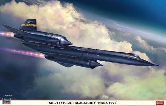 Hasegawa 1/72 SR-71 (YF-12C) Blackbird - NASA 1971