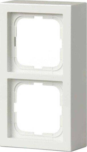 ABB Impressivo Forhøyningsramme hvit 2 rom, Strømbrytere & vegguttak